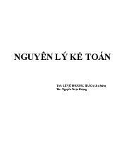 Giáo trình Môn Nguyên lý kế toán | Đại học Bách Khoa Hà Nội