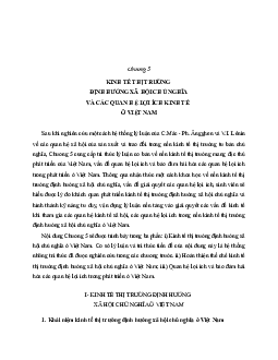 Bài giảng chương 5 môn Kinh tế chính trị: Kinh tế thị trường | Đại học Sư phạm Hà Nội