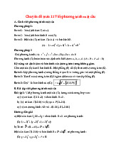 Chuyên đề toán 12 Viết phương trình mặt cầu | Chuyên đề Toán 12