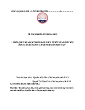 Xây dựng bảng hỏi điều tra | Học viện Báo chí và Tuyên truyền