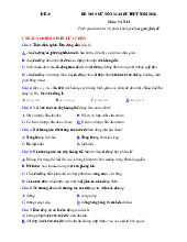 Đề thi thử tốt nghiệp THPT 2025 môn Vật lí bám sát đề minh họa - Đề 49