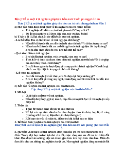 Văn mẫu lớp 6 Chân trời sáng tạo bài Dàn ý Kể lại một trải nghiệm giúp tâm hồn em trở nên phong phú hơn