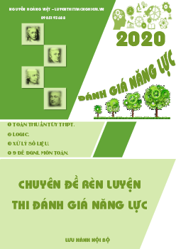 TOP 9 đề thi đánh giá năng lực môn Toán