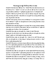 Nội dung ôn tập môn Triết học Mác - Lênin | Trường Đại học Mở Hà Nội