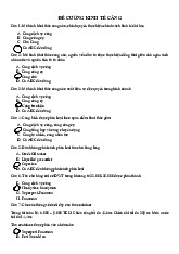 Đề cương ôn tập | Kinh tế Cảng | Đại học Hàng hải Việt Nam