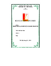 Đề tài: Thiết kế mạch đèn tự sáng khi trời tối | Thực tập cơ bản | Trường Đại học Bách Khoa Hà Nội