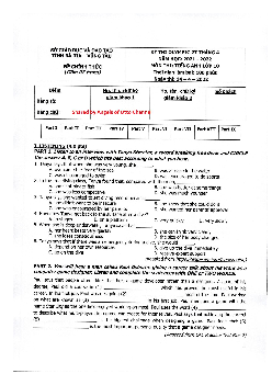 Đề thi Olympic 27 tháng 4 năm học 2021-2022 tỉnh Bà Rịa-Vũng Tàu môn Tiếng Anh 10