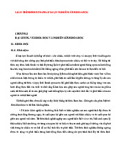 GIÁO TRÌNH PHƯƠNG PHÁP LUẬN NCKH - ĐẠI CƯƠNG VỀ KHOA HỌC