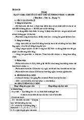 Kế hoạch bài dạy môn Toán lớp 3 - Tuần 28 - Bài 87: Chia cho số có một chữ số trong phạm vi 100 000 (Tiếp theo – Tiết 1) - Sách Cánh diều