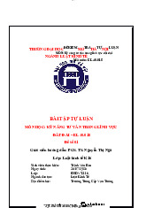 Tiểu luận Kỹ năng tư vấm trong lĩnh vực đất đai  - Pháp luật đại cương | Trường Đại học Mở Hà Nội