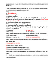 TOP câu hỏi trắc nghiệm có đáp án bài 12 | Môn Lịch sử Đảng - Trường Cao đẳng Công Nghệ Bách Khoa Hà Nội