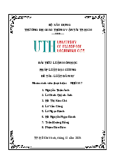 Tài liệu sưu tầm. Giới thiệu về luật dân sư