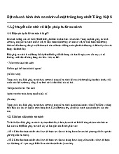 Đặt câu có hình ảnh so sánh về mặt trăng hay nhất Tiếng Việt 5