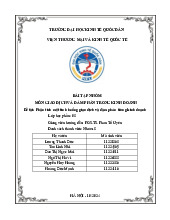 Phân tích một tình huống giao dịch và đàm phán trong kinh doanh | Môn Giao dịch và đàm phán kinh doanh - Đại học Kinh Tế Quốc Dân