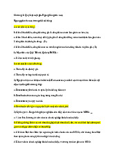 Trắc nghiệm Tài chính Quốc tế - Chương 1: Quy luật một giá và các lý thuyết kinh tế | Tài chính quốc tế | Trường Học Viện nông nghiệp Việt Nam