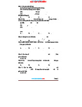 Bài Tập Toán Logarit - Đề Thi Chính Thức 2016-2017