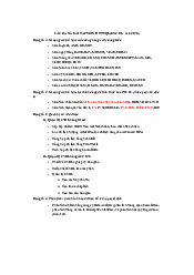 Các dạng bài tập  - Môn hệ thống thông tin quản lý | Đại học Kinh Tế Quốc Dân