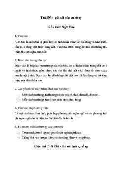 Soạn bài Trái Đất - cái nôi của sự sống - Kết nối tri thức 6