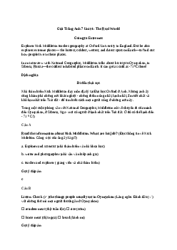 Giải Tiếng Anh 7 Unit 4: The Real World | Explore English