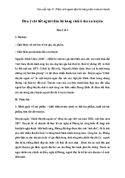Phân tích người đàn bà hàng chài ở tòa án huyện (2 Dàn ý + 5 mẫu) | Văn mẫu 12