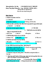 Trắc nghiệm Môn Tin học căn bản | Đại học Cần Thơ