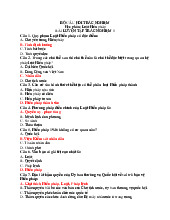 Đề cương môn Luật hiến pháp - Trường Đại học lao động -  xã hội