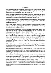 Bài tập Chương 9: Vật dẫn cân bằng tĩnh điện môn Vật lý đại cương | Học viện Báo chí và Tuyên truyền