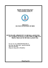 Tiểu luận về Độc lập dân tộc môn Tư tưởng Hồ Chí Minh | Đại học Đồng Tháp