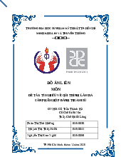 Đồ án liên môn gồm 3 sản phẩm ( nhãn - hộp- tạp chí)