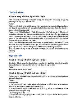 Soạn bài Tiền bạc và tình ái | Ngữ văn 12 Chân trời sáng tạo (Tập 1)