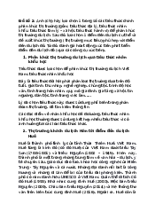 Quản trị điểm đến du lịch - Quản trị dịch vụ du lịch | Trường Đại học Tài nguyên và Môi trường Hà Nội