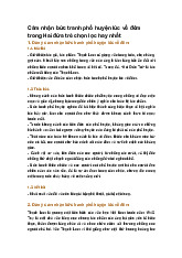 Cảm nhận bức tranh phố huyện lúc về đêm trong Hai đứa trẻ chọn lọc hay nhất