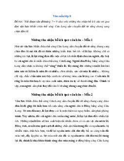 Nêu những thu nhận bổ ích qua Miền châu thổ sông Cửu Long cần chuyển đổi từ sống chung sang chào đón lũ Ngữ Văn 8 | Kết nối tri thức