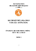 Bài thi kết thúc học phần: Ứng dụng QR code trong thông tin y tế cá nhân môn Năng lực số ứng dụng | Học viện Ngân hàng