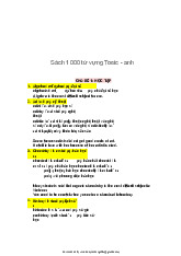 Sách 1000 từ vựng Toeic - Trường Đại học Ngoại ngữ- Đại học Quốc gia Hà Nội