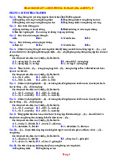 Các Dạng Bài Tập Về Trao Đổi Chất Và Chuyển Hóa Năng Lượng Ở Sinh Vật Lớp 11 Có Lời Giải