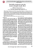 Phát triển năng lực cho sinh viên trước tác động của chuyển đổi số