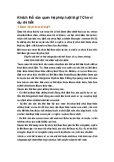 Khách thể của quan hệ pháp luật là gì? Cho ví dụ chi tiết