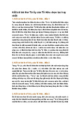 Kết bài bài thơ Từ ấy của Tố Hữu chọn lọc hay nhất