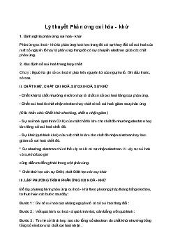 Hóa học 10 Bài 17: Phản ứng oxi hóa - khử - Kết Nối Tri Thức