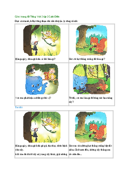 Giải SGK môn Tiếng việt 2 - Bài 26:  Kể chuyện đã học: Ai cũng có ích (2) | Cánh Diều