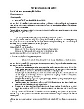 Đề cương môn Tư tưởng Hồ Chí Minh - Trường Đại học lao động -  xã hội