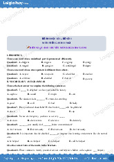 Top 10 đề thi môn tiếng anh mới nhất | trường Đại học Huế