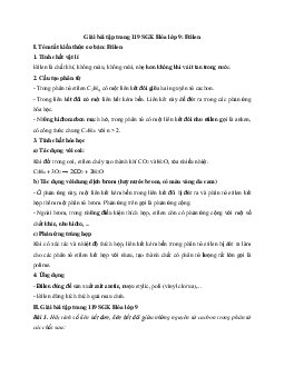 Giải bài tập Hóa 9 Bài 37: Etilen