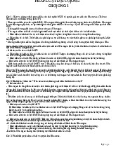 Đề cương tự luận có đáp án môn Pháp luật đại cương  | Học viện Tài chính
