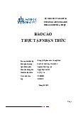 Báo cáo tốt nghiêp về Công ty Cổ phần nước Hoàng Minh - Tài liệu tham khảo | Đại học Hoa Sen