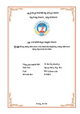 Đề án Bằng chứng kiểm toán và kỹ thuật thu thập bằng chứng môn Kiểm toán | Đại học kinh tế Quốc dân