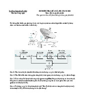 Đề thi Kỹ thuật điều khiển (scan) giữa kì 1 năm học 2020-2021 | Trường Đại học Công nghệ, Đại học Quốc gia Hà Nội