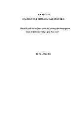 Phát triển phần mềm “Quản lý cho thuê phương tiện của công ty xe khách Mai Linh theo Công nghệ Phần mềm”| Môn Công nghệ phần mềm- Trường Đại học Lao động - Xã hội