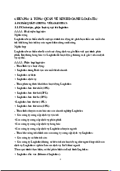 Tóm tắt bài học - Quản trị kinh doanh | Trường Đại học Tài nguyên và Môi trường Hà Nội